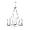 Z-Lite Beau 8 Light Chandelier, Polished Nickel & Clear 3031-8PN - alternate 1